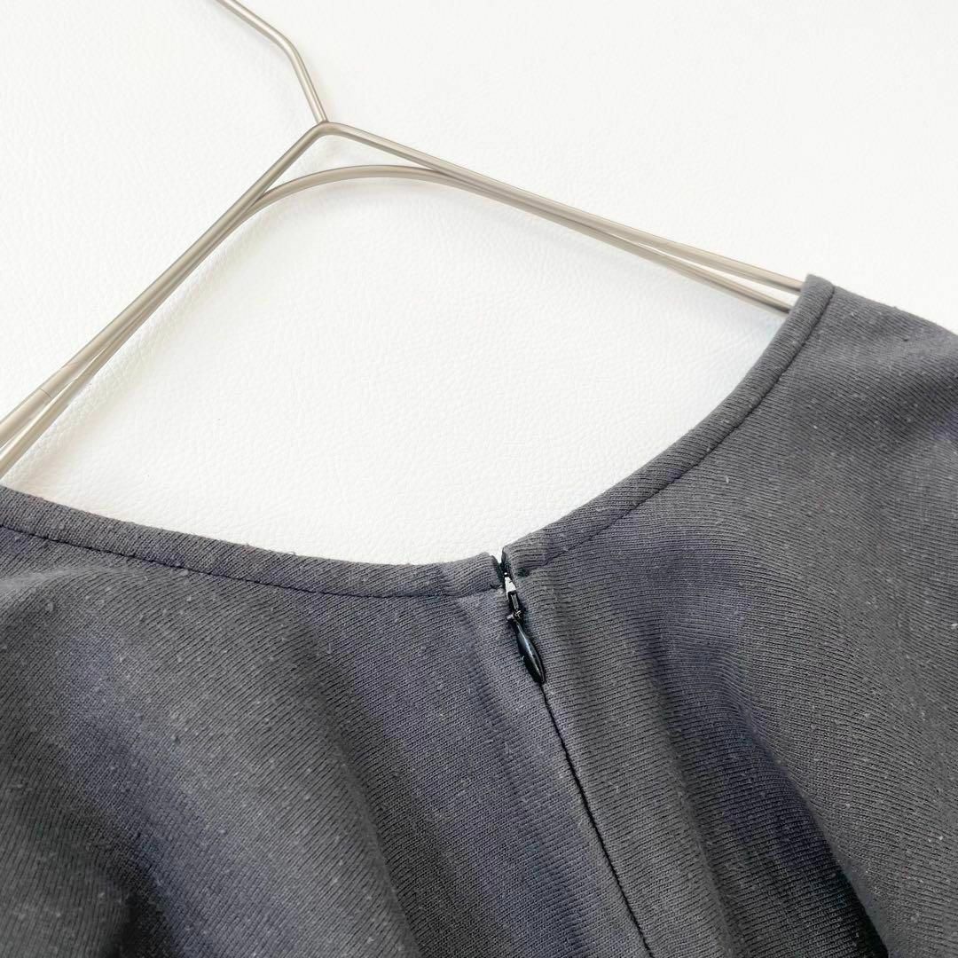 MADISONBLUE(マディソンブルー)の4575【美品】マディソンブルー　ネップスウェットサーキュラースカート グレー レディースのスカート(ひざ丈スカート)の商品写真