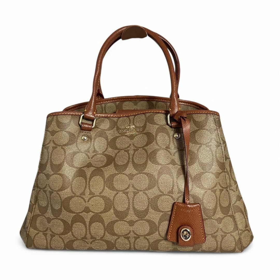 極美品　COACH☆スモール マーゴット 2wayショルダーバッグ ☆黒 バッグCOACH コーチ スモール マーゴット キャリー