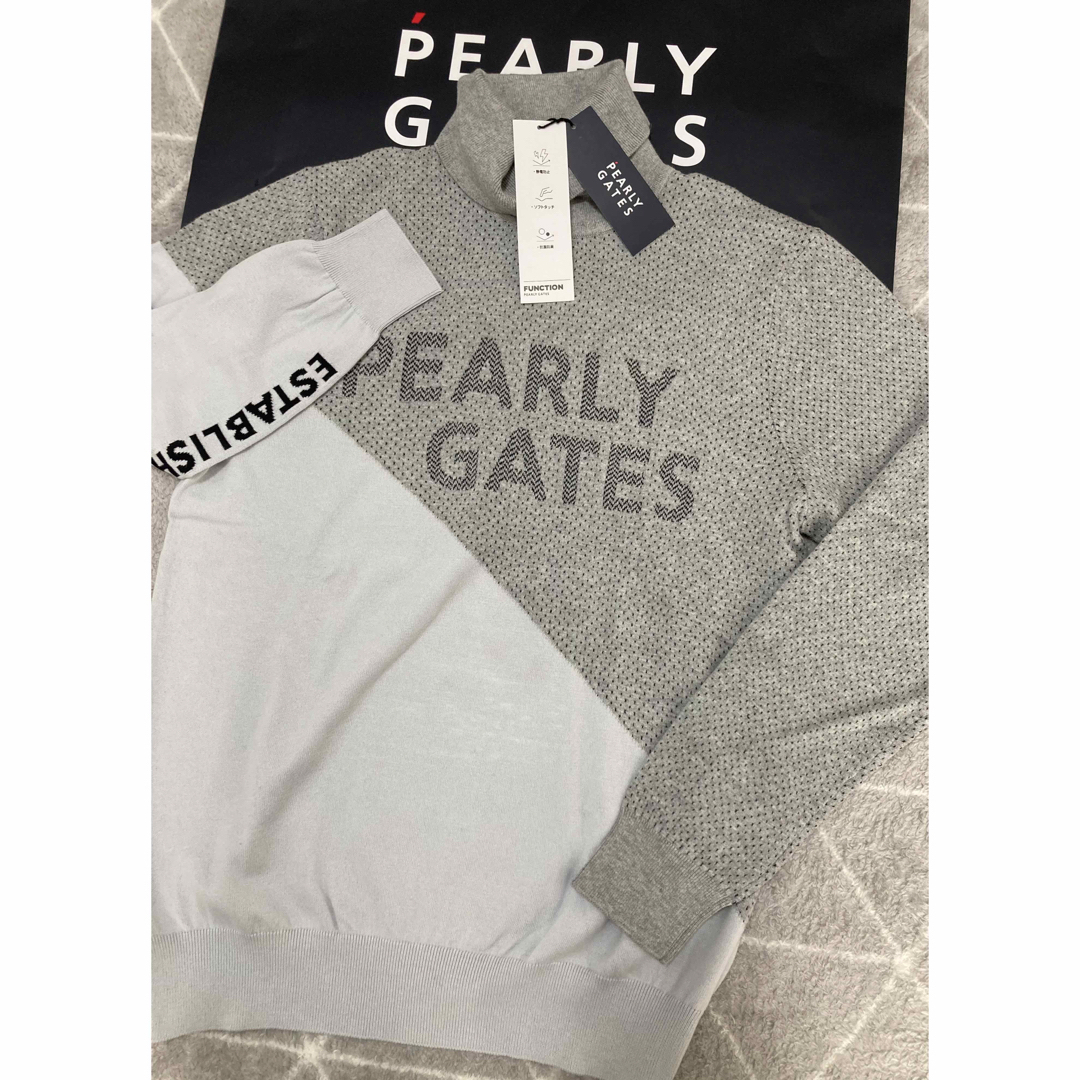 PEARLY GATES - 新品 パーリーゲイツ カシミヤタッチコットン PEARLY GATES - 新品 パーリーゲイツ カシミヤタッチコットン