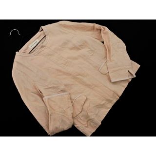 STYLE ME スタイルミー リネン混 ノーカラー ジャケット size11/ベージュ ■◇ レディース(ノーカラージャケット)
