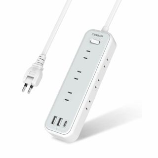 【新着商品】延長コード 2m 電源タップ usb付き usb コンセント typ(PC周辺機器)