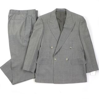 Burberry London セットアップ ダブルスーツ マットグレー(103 Burberry London セットアップ ダブルスーツ マットグレー(103
