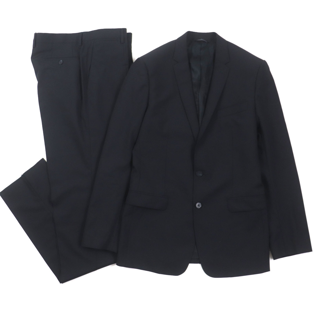 DOLCE&GABBANA - 未使用品▼DOLCE&GABBANA ドルチェ＆ガッバーナ MARTINI 黒タグ シングルスーツ セットアップ ダークネイビー 48 ハンガー付き イタリア製 正規品 メンズ