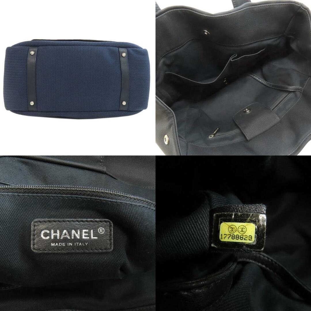 CHANEL - CHANEL パリビアリッツ GM シルバー金具 トートバッグ ナイロン レディース