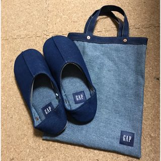 ギャップ(GAP)の【りつこ様専用】GAP デニムスリッパ シューズバッグ(その他)