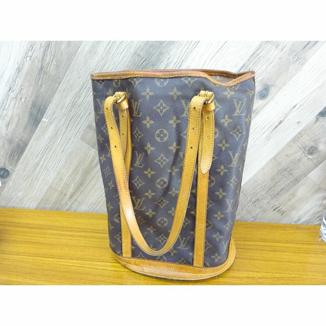 LOUIS VUITTON - 広044/ ヴィトン モノグラム バケット GM トートバッグ