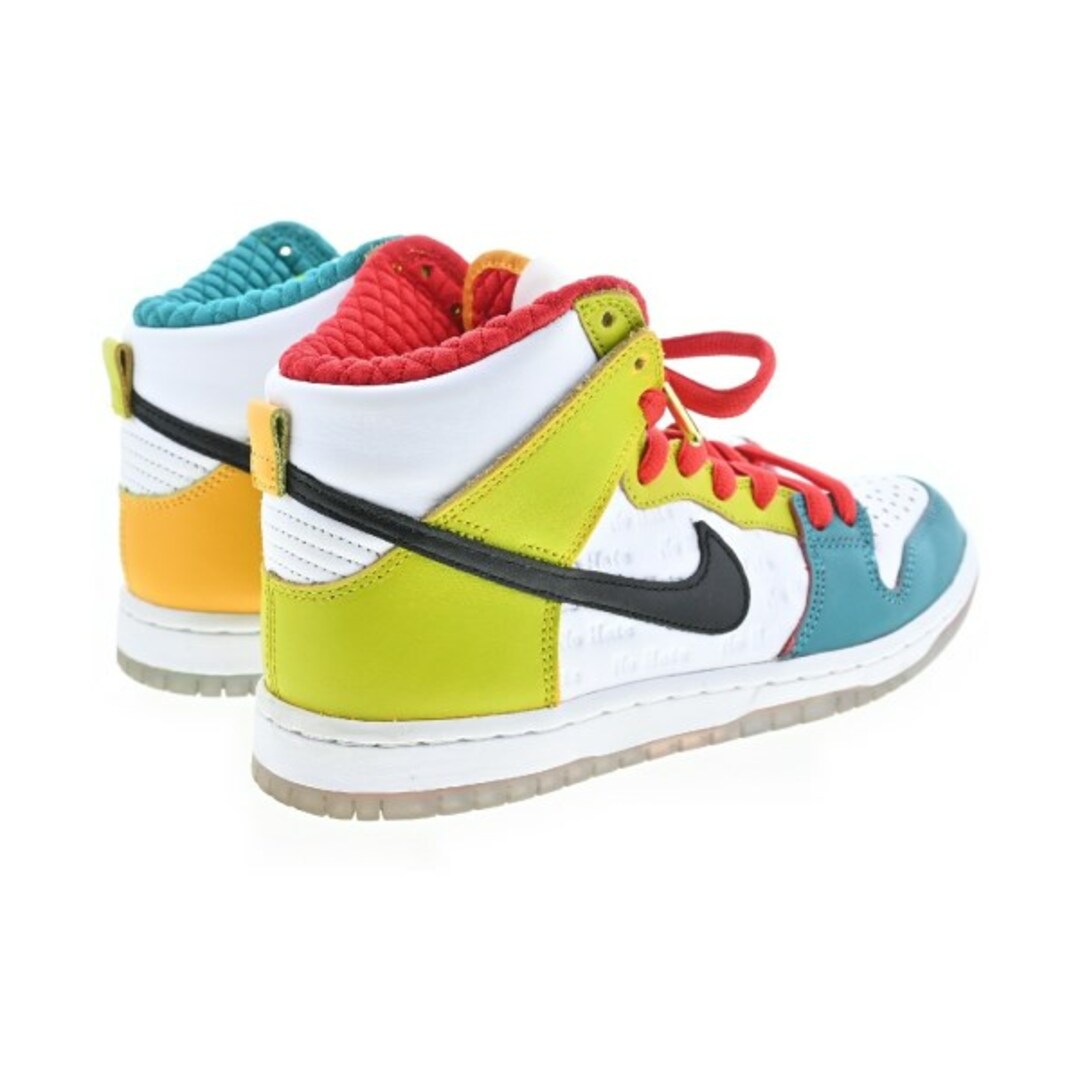 NIKE - NIKE ナイキ スニーカー 23.5cm 白x黄緑x青系等 【古着 NIKE - NIKE ナイキ スニーカー 23.5cm 白x黄緑x青系等 【古着