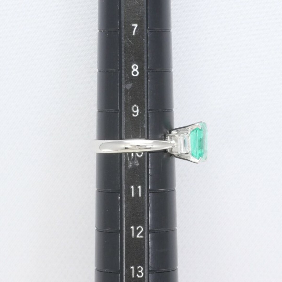 エメラルドダイヤモンドリングプラチナ10号 超貴重】大粒エメラルドダイヤモンドプラチナリング10号 E2ct D0.9ct
