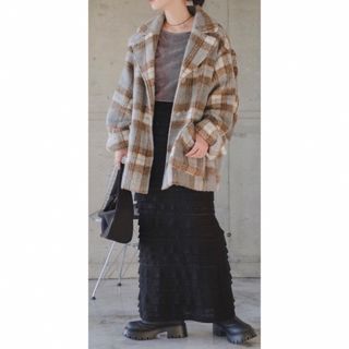 Kastane - 【美品】 クリーニング済み! 千鳥柄 チェック柄 Kastane - 【美品】 クリーニング済み! 千鳥柄 チェック柄
