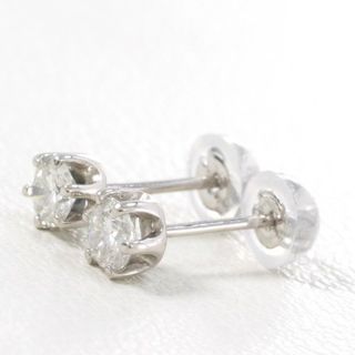 PT900 プラチナ ピアス ダイヤ 0.186 0.174 総重量約0.7g ジュエリー 中古 送料無料 新品同様 【中古】【あす楽】 ギフトラッピング無料(ピアス)