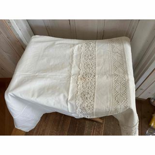 アンティーク　レース　クッションカバー(クッションカバー)