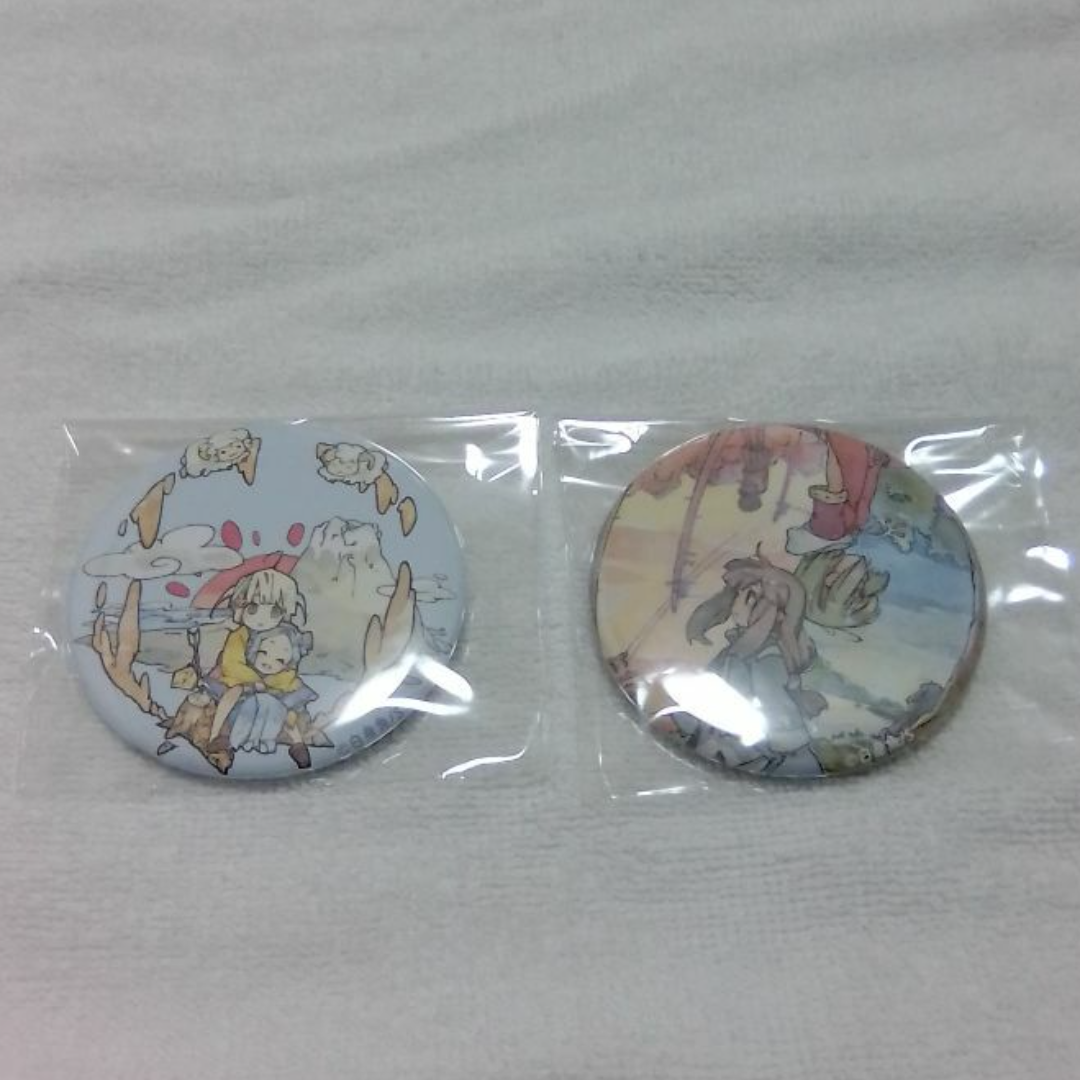 白身魚さん 缶バッジ2個セット エンタメ/ホビーのアニメグッズ(バッジ/ピンバッジ)の商品写真