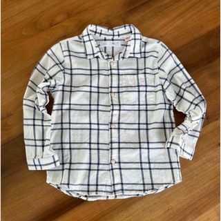 ザラキッズ(ZARA KIDS)のZARA  シャツ　チェックシャツ　110(ブラウス)