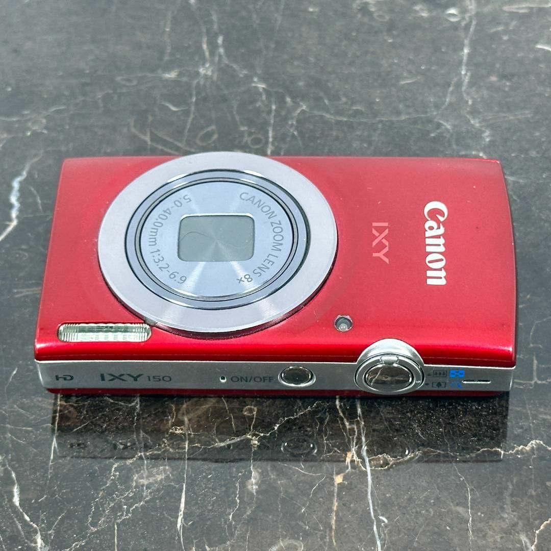 速くおよび自由な 外観美品】Canon IXY レッド 150 デジタルカメラ