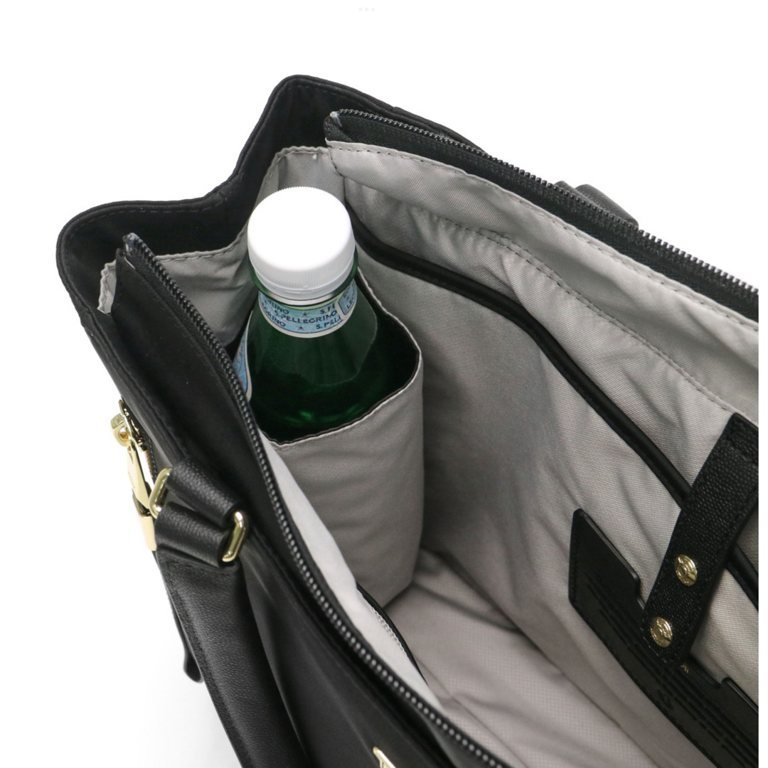 未使用品 TUMI『ヴァレッタ』ミディアムトート クロームジッパー