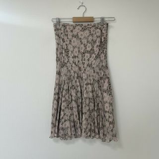 【23区】 スカート　ベージュ系　サイズ36　花柄　総柄　オンワード　レディース　シフォン(その他)