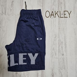 Oakley - OAKLEY オークリー ビッグ プリント ロゴ ハーフパンツ Oakley - OAKLEY オークリー ビッグ プリント ロゴ ハーフパンツ