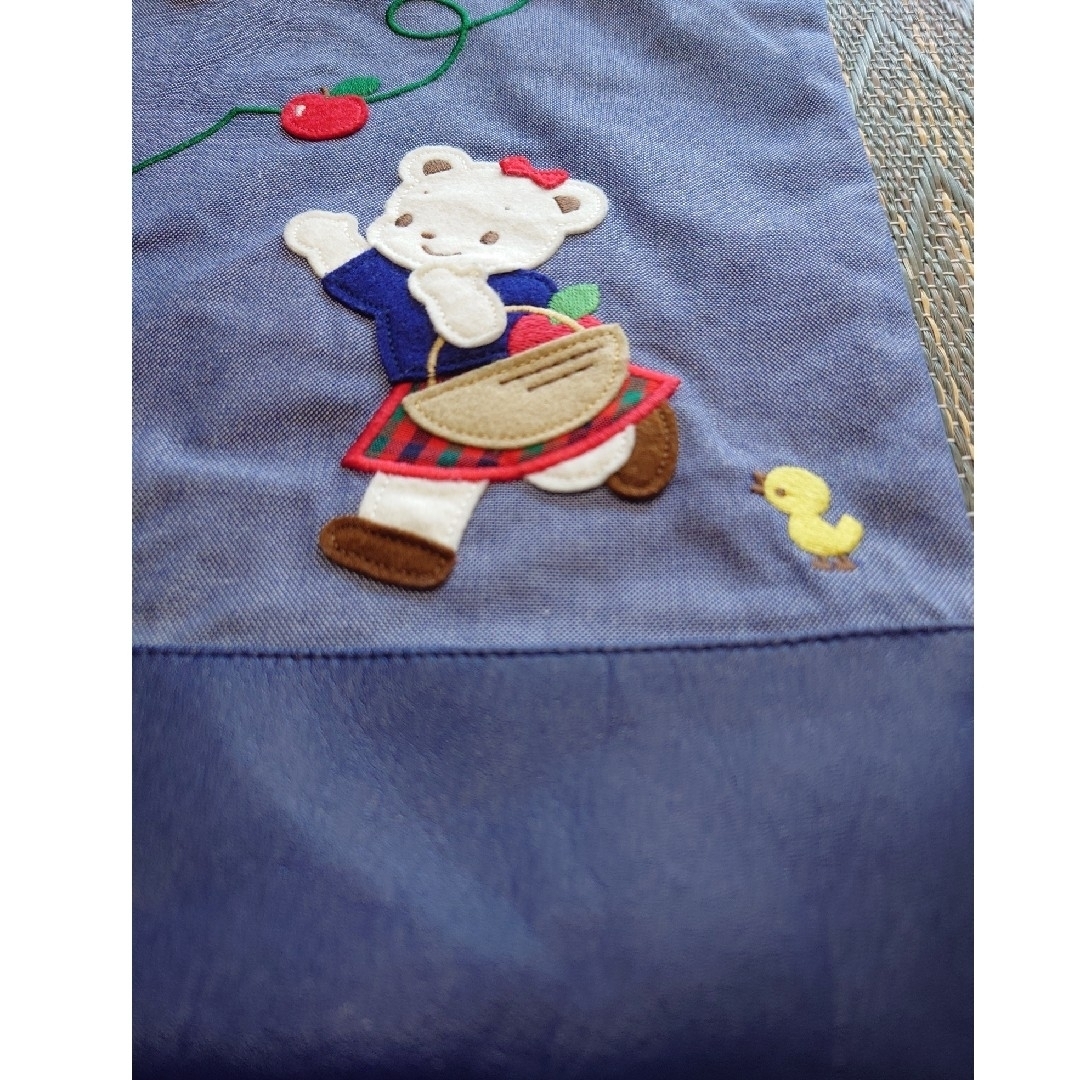 familiar(ファミリア)のfamiliar ファミリア70周年特別企画商品 ファミちゃんデニムバッグ キッズ/ベビー/マタニティのこども用バッグ(レッスンバッグ)の商品写真