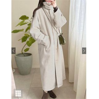 GRL - GRL グレイル リボンベルト付きロングガウンコート k9013u GRL - GRL グレイル リボンベルト付きロングガウンコート k9013u