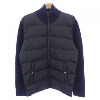 HERNO - 良品 ヘルノ ステンカラーコート 撥水 ネイビー フード HERNO - 良品 ヘルノ ステンカラーコート 撥水 ネイビー フード