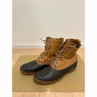 【スーパーセール】 L.L.Bean - USA製 L.L.ビーン ビーンブーツ 裏地付き 茶 男性用