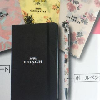 コーチ(COACH)の大人ミューズ 付録 コーチ ボールペン♡(ペン/マーカー)