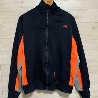 アディダス トラックジャケット レディースM オレンジ✕ダーク アディダス トラックジャケット レディースM オレンジ✕ダーク