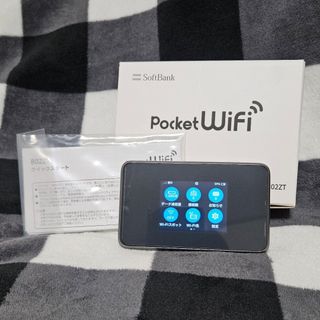 ゼットティーイー(ZTE)のZTE Pocket WiFi 802ZT シルバー(その他)