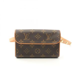 ルイヴィトン(LOUIS VUITTON)のルイ・ヴィトン LOUIS VUITTON ポシェットフロランティーヌ ウエストバッグ ボディバッグ バッグ PVCコーティングキャンバス レザー モノグラム レディース ブラウン系 M51855 【中古】(ボディバッグ/ウエストポーチ)