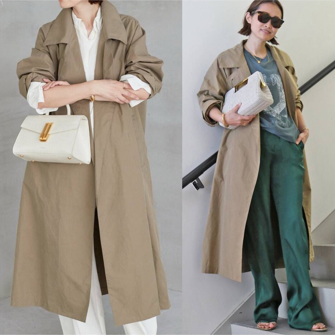 Deuxieme Classe トレンチコート ベージュ 0204125Y0027 DEUXIEME CLASSE - Deuxieme Classe HIGH POP トレンチコートの