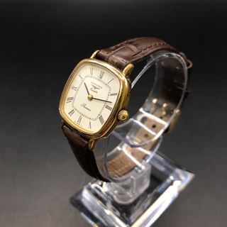 LONGINES - 稼働 LONGINES 腕時計 手巻き 機械式 レザーベルト LONGINES - 稼働 LONGINES 腕時計 手巻き 機械式 レザーベルト