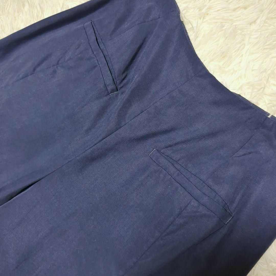 IENA(イエナ)のイエナ ワイドパンツ M ネイビー 紺 ガウチョパンツ キュロットスカーチョ レディースのスカート(ロングスカート)の商品写真