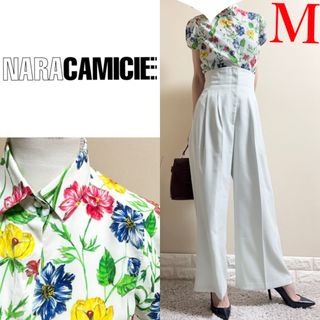 NARACAMICIE(花柄 ・ シャツ/ブラウス(半袖/袖なし))のフリマ NARACAMICIE(花柄 ・ シャツ/ブラウス(半袖/袖なし))のフリマ