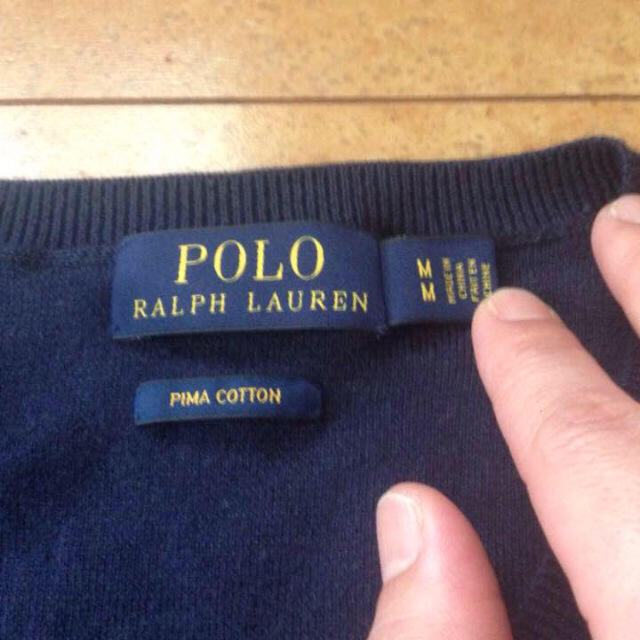 Ralph Lauren(ラルフローレン)のラルフローレン カーディガン Vネック ニット 綿100% メンズのトップス(ニット/セーター)の商品写真