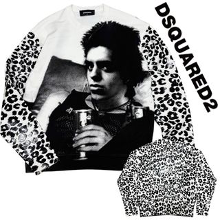 DSQUARED2 - レア□DSQUARED2□レオパード 人物 プリント DSQUARED2 - レア□DSQUARED2□レオパード 人物 プリント