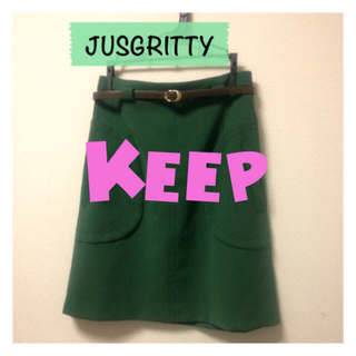 ジャスグリッティー(JUSGLITTY)のジャスグリッティーの台形スカート(ミニスカート)