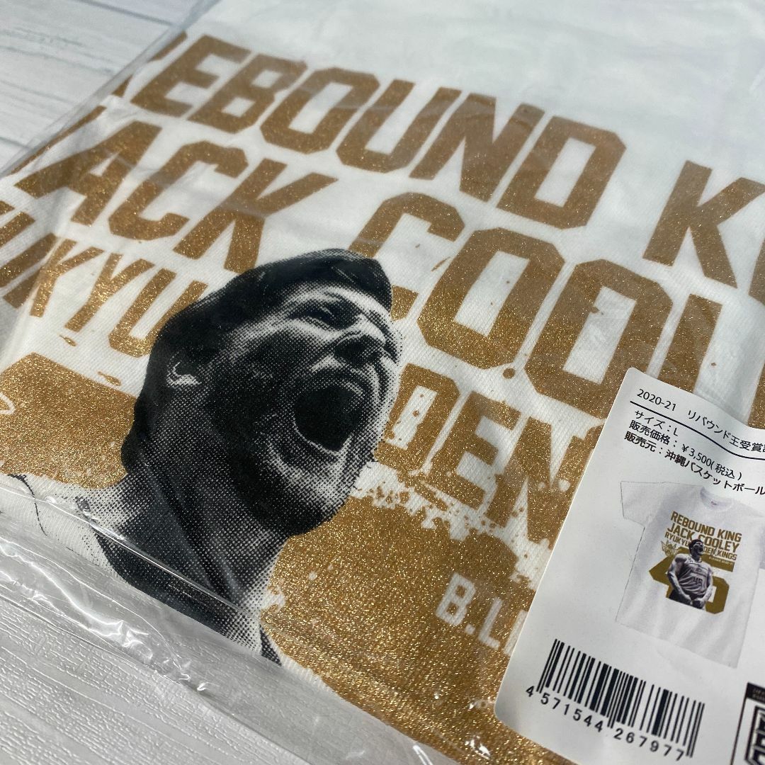 廃盤】Bリーグ_20-21リバウンド王記念Tシャツ | 琉球ゴールデン