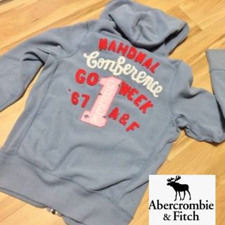 Abercrombie&Fitch(パーカー ・ ブルー・ネイビー/青色系)の Abercrombie&Fitch(パーカー ・ ブルー・ネイビー/青色系)の