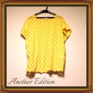 アナザーエディション(ANOTHER EDITION)のレーストップス(Tシャツ(半袖/袖なし))