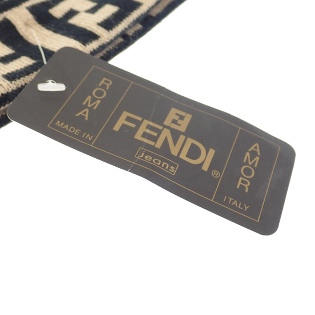 FENDI(フェンディ)のフェンディ FENDI ビーニー ニットキャップ ウール ブラウン レディース メンズ ユニセックス【中古】【SAランク】 レディースの帽子(ニット帽/ビーニー)の商品写真