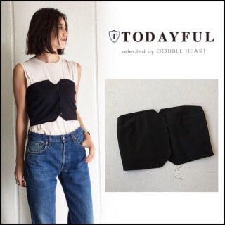 トゥデイフル(TODAYFUL)のCompact Bustier ビスチェ(ベアトップ/チューブトップ)