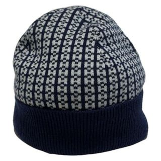 HERMES - HERMES エルメス 美品 Hマーク カシミヤニット 帽子 HERMES - HERMES エルメス 美品 Hマーク カシミヤニット 帽子