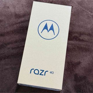 モトローラ(Motorola)の新品 motorola razr 40 SIMフリー バニラクリーム 256GB(スマートフォン本体)
