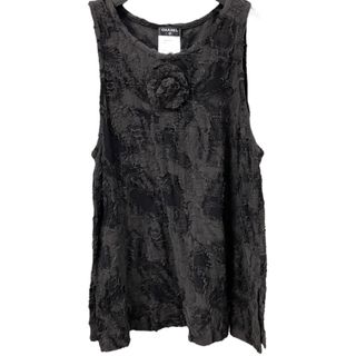 CHANEL - CHANELチェック柄タンクトップ!チュニック!美品 Mの CHANEL - CHANELチェック柄タンクトップ!チュニック!美品 Mの