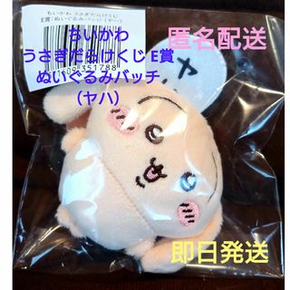 チイカワ(ちいかわ)のちいかわ うさぎだらけくじ E賞 ぬいぐるみバッジ（ヤハ）(キャラクターグッズ)