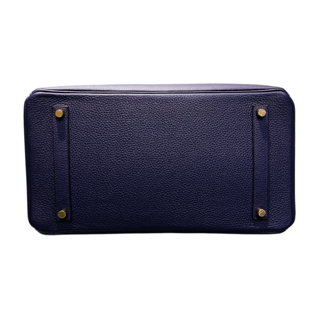 HERMES(エルメス)の　エルメス HERMES バーキン35 C刻（2018年製） ブルーアンクル ゴールド金具 トリヨン メンズ ハンドバッグ メンズのバッグ(その他)の商品写真