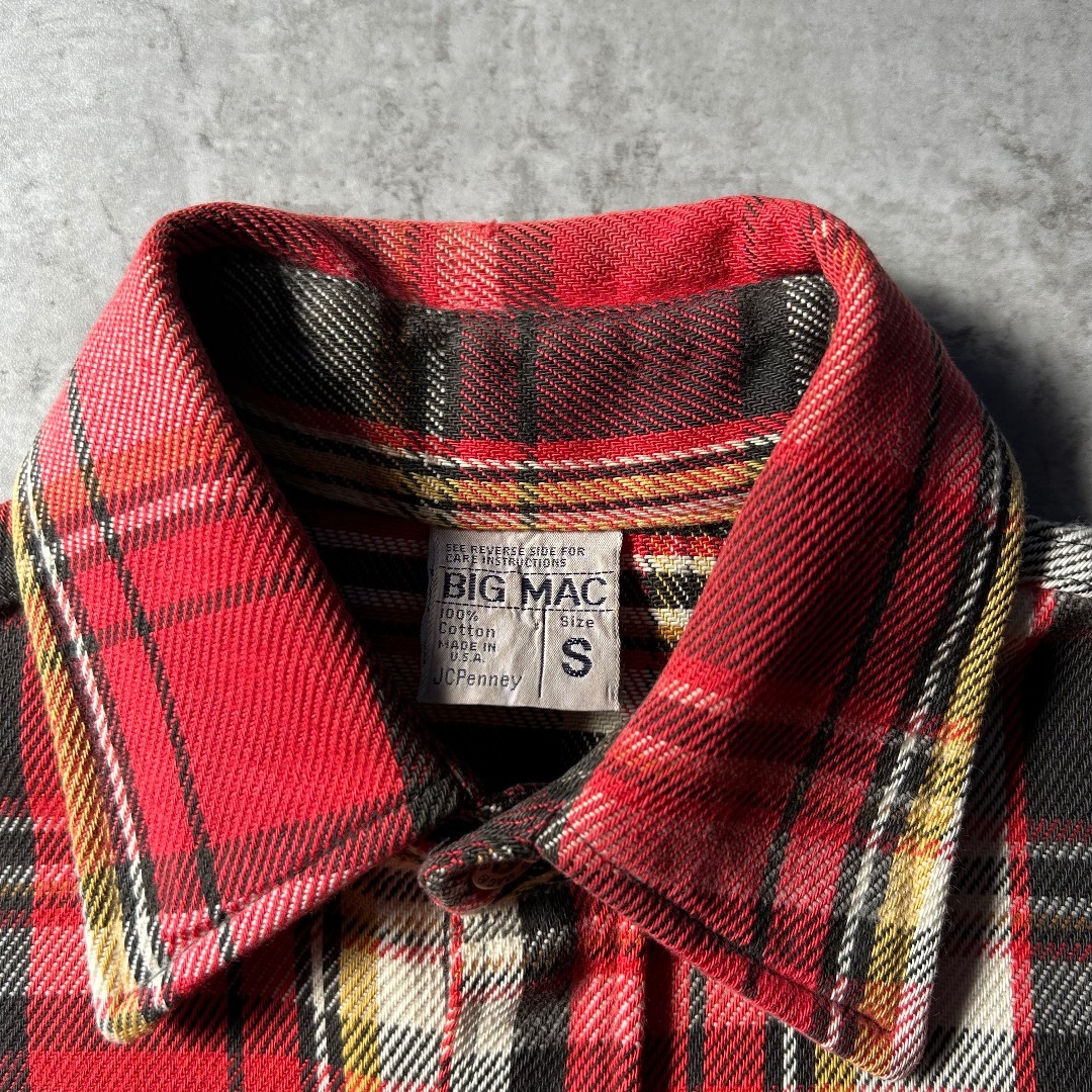BIGMAC ネルシャツ　L　ヴィンテージ70s JCPenney 1970s JCPenney BIG MAC Heavyweight Flannel Shirt – ataco