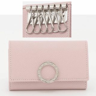 BVLGARI - ブルガリ ブルガリブルガリ 6連 キーケース レザー BVLGARI - ブルガリ ブルガリブルガリ 6連 キーケース レザー