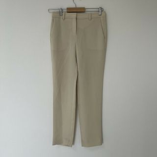 セオリー(Theory)の【theory】セオリー　パンツ　ボトムス　ホワイト系　サイズ00　シンプル　スラックス　無地(その他)
