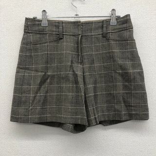 【NATURAL BEAUTY BASIC】ナチュラルビューティーベーシック　灰色系チェック　M　ショートパンツ　ボトムス(ショートパンツ)